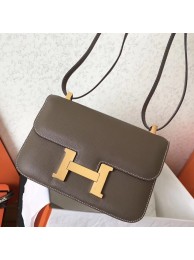 Hermes Epsom Constance 24cm Taupe Handmade Bag HT01054