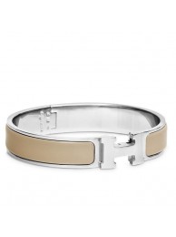 Hermes Etoupe Enamel Clic H PM Bracelet HT00737