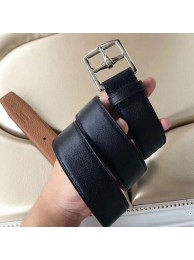 Hermes Etriviere 40 Belt In Black Epsom Leather HT00545