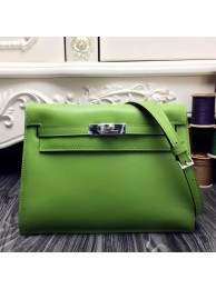 Hermes Kelly Danse Bag In Green Swift Leather HT00225
