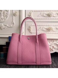 Hermes Medium Garden Party 36cm Tote In Pink Leather HT01148