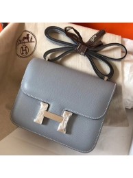 Hermes Mini Constance 18cm Epsom Blue Lin Bag HT00332