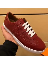 Hermes Olympic Sneakers In Red Leather HT00517