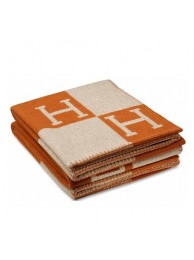 Hermes Orange Avalon Blanket HT00201