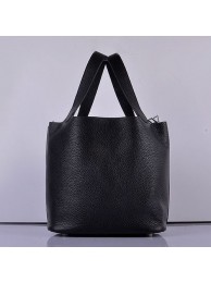 Hermes Picotin Lock Bag In Black Leather HT01006