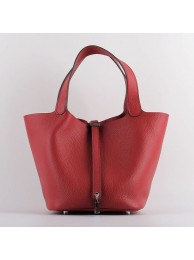 Hermes Picotin Lock Bag In Red Leather HT00987