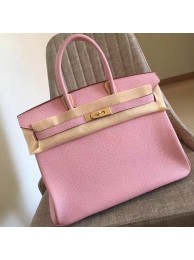 Hermes Pink Clemence Birkin 30cm Handmade Bag HT01151