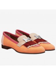 Hermes Royal Loafers In Multicolour Suede HT01026