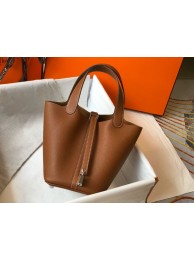 Hermes So Kelly 22cm Bag In Brown Leather HT00297