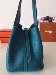 Hermes So Kelly 22cm Bag In Bule Leather HT00336