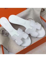 Hermes White Epsom Oasis Sandals HT00688