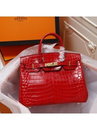 Hermes Birkin 30cm Red Gold Hardware Bag HT00541