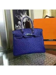 Imitation Hermes Lin Blue JPG Birkin 30-35cm Shoulder Bag HT00091