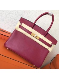 Knockoff Hermes Ruby Epsom Birkin 30cm Handmade Bag HT01279