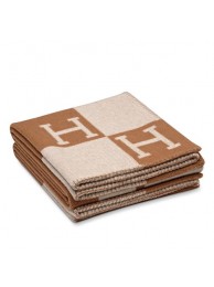 Knockoff Luxury Hermes Brown Avalon Blanket HT00595