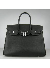 Replica Hermes Birkin 30cm 35cm Bag In Black Togo Leather HT00175