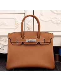 Replica Hermes Birkin 30cm 35cm Bag In Brown Epsom Leather HT00102