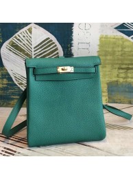Replica Hermes Malachite Clemence Kelly Ado PM Backpack HT00478