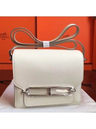 Replica Hermes Mini Sac Roulis Bag In Ivory Swift Leather HT00884