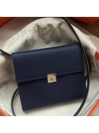 Replica Hermes Sapphire Clic 16 Wallet With Strap HT00311